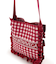 ニットギンガムショルダーバッグ