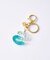 カラフルアクリルイニシャルチャームS