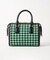 千鳥チェック柄 ミニボストンバッグ