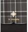 オリジナルチェック ビジュー付き折財布