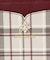 オリジナルチェック ビジュー付き長財布