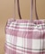 チェック柄トートバッグ 大サイズ