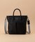 フロントポケット レザートートバッグ 小サイズ