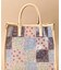 フラワーパッチワーク チュールトートバッグ 小サイズ