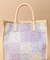 フラワーパッチワーク チュールトートバッグ 小サイズ