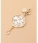 クリアフラワーファスナーチャーム