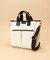 キャンバスデザイン 合皮スクエアトートバッグ 小サイズ