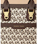 ST Jacquard シルエット 縦型スクエアトートバッグ