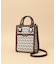 ST Jacquard シルエット 縦型スクエアトートバッグ