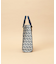 ST Jacquard シルエット 縦型スクエアトートバッグ