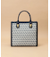ST Jacquard シルエット スクエアトートバッグ
