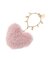 ハートファーバッグチャーム