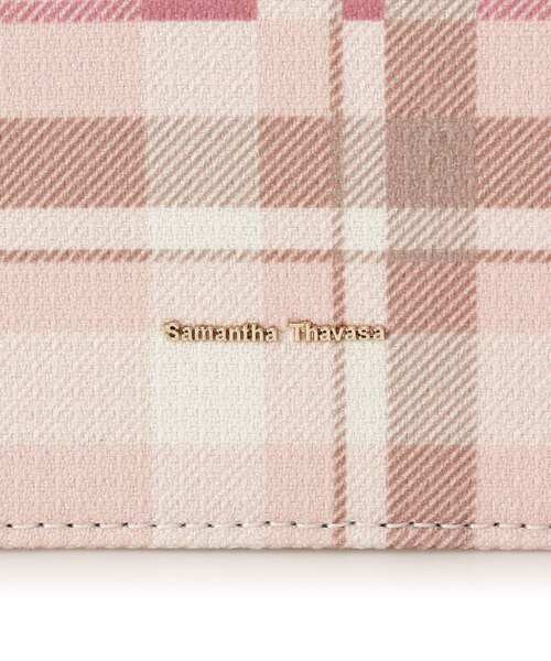 チェック柄エムシュシュⅢ トートバッグ｜サマンサタバサの通販｜&mall