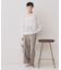 フワラー柄シアーメッシュニット【洗濯機洗い可】