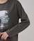フォトプリントロングTシャツ【洗濯機洗い可】