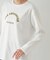 ◆《STORY掲載》ロゴプリントロングTシャツ【洗濯機洗い可】