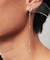 スネークビジューロングピアス