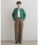 《SS-LLsize》着丈が選べる！裏起毛ストレッチワイドパンツ【蓄熱素材/洗濯機洗い可】