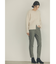 《SS-LLsize》着丈が選べる！裏起毛ストレッチスティックパンツ【蓄熱素材/洗濯機洗い可】