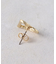 ハートビジューモチーフピアス