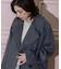 《S-LLsize》ウールカシミヤブレンド ミドルピーコート