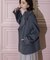 《S-LLsize》ウールカシミヤブレンド ミドルピーコート