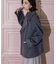 《S-LLsize》ウールカシミヤブレンド ミドルピーコート