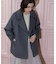 《S-LLsize》ウールカシミヤブレンド ミドルピーコート