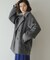 《S-LLsize》ウールカシミヤブレンド ミドルピーコート