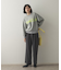モールロゴジャカードニット【洗える】