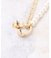 フェイクパール×メタルラインピアス