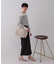 【軽量／撥水加工／2WAY】マルチポケットミドルトートバッグ