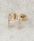 ビジュー×フェイクパールピアス