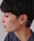 ビジュー×フェイクパールピアス