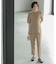 《6色展開/丈が選べる》美脚イージーテーパードパンツ/セットアップ対応【ストレッチ/洗濯機洗い可/防シワ】