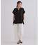 《7色展開/SS-LLサイズ》ストレッチスキッパーブラウス/セットアップ対応【洗濯機洗い可/防シワ】