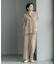 《6色展開/丈が選べる》美脚イージーワイドパンツ/セットアップ対応【ストレッチ/洗濯機洗い可/防シワ】