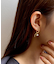 ねじりメタル×フェイクパールピアス