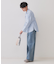 《andGIRL掲載》ストライプビスチェセットシャツ【洗濯機洗い可）】