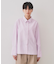 《andGIRL掲載》ストライプビスチェセットシャツ【洗濯機洗い可）】