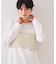 《ツインセット》シャーリングビスチェ×ロングTシャツ【洗濯機洗い可】