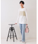 《ツインセット》シャーリングビスチェ×ロングTシャツ【洗濯機洗い可】