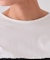《ツインセット》シャーリングビスチェ×ロングTシャツ【洗濯機洗い可】