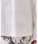 《ツインセット》シャーリングビスチェ×ロングTシャツ【洗濯機洗い可】
