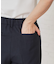ストレッチリネンライクテーパードパンツ/セットアップ対応可【洗濯機洗い可/防シワ】