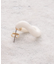 モノトーンリングピアス