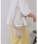 【2WAY】デザインハンドルミニショルダーバッグ