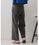 ワイドストレートカラーデニム【洗濯機洗い可】