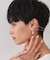淡水パール×メタルピアス