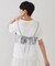 《ツインセット》スパンコールキャミ×Tシャツ【洗濯機洗い可】